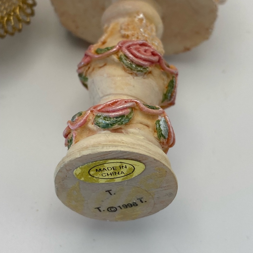 Two Victorian Style Dress Form Ornaments Vintage - Picture 7 of 13